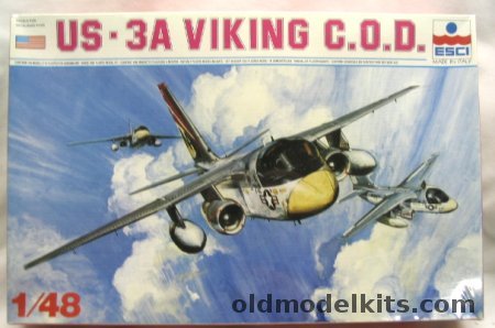 ESCI 1/48 US-3A Viking C.O.D (S-3A), 4053 plastic model kit